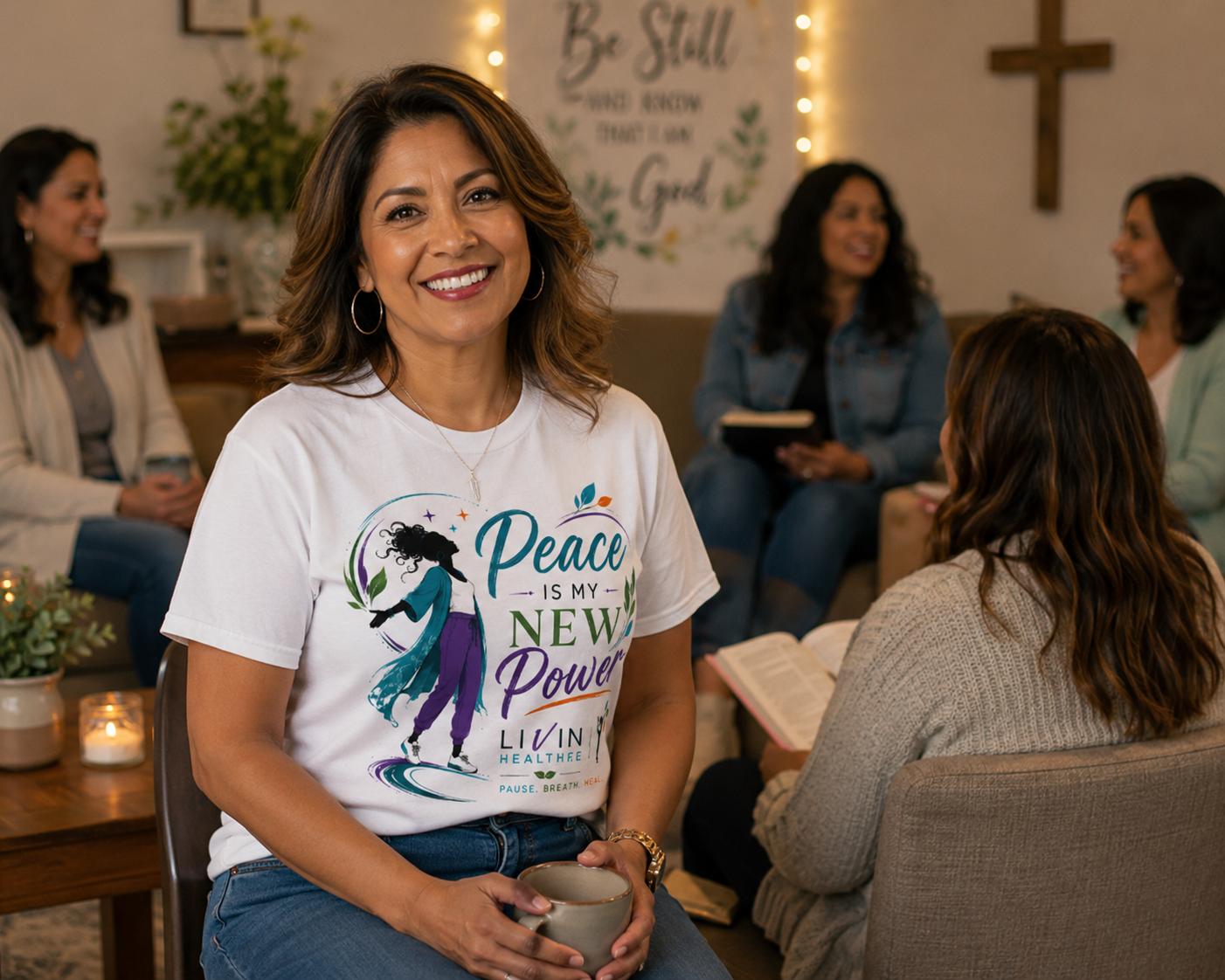 Peace Is My New Power Shirt | Inspirational Wellness Apparel for Women