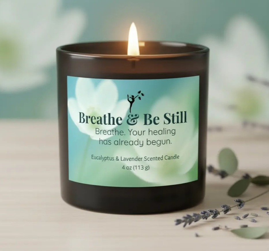 Breathe & Be Still Candle