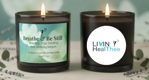 Breathe & Be Still Candle