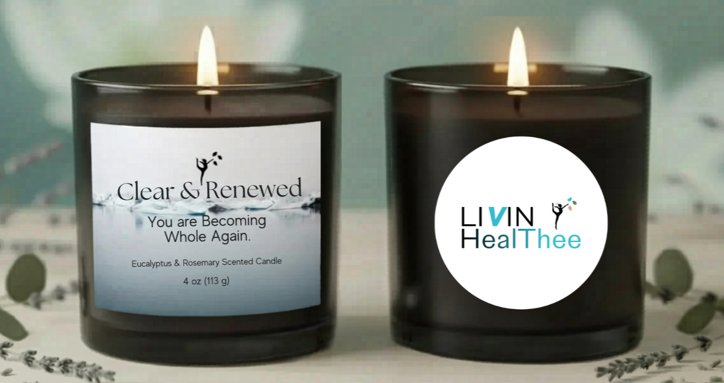 Clear and Renewed Candle | Restorative Wellness Candle